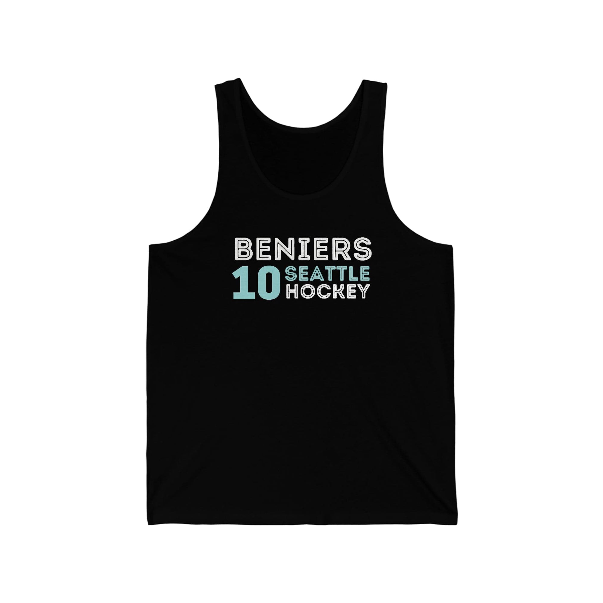 Tank Top Beniers 10 Seattle Hockey Grafitti Wall Design Unisex Jersey Tank Top