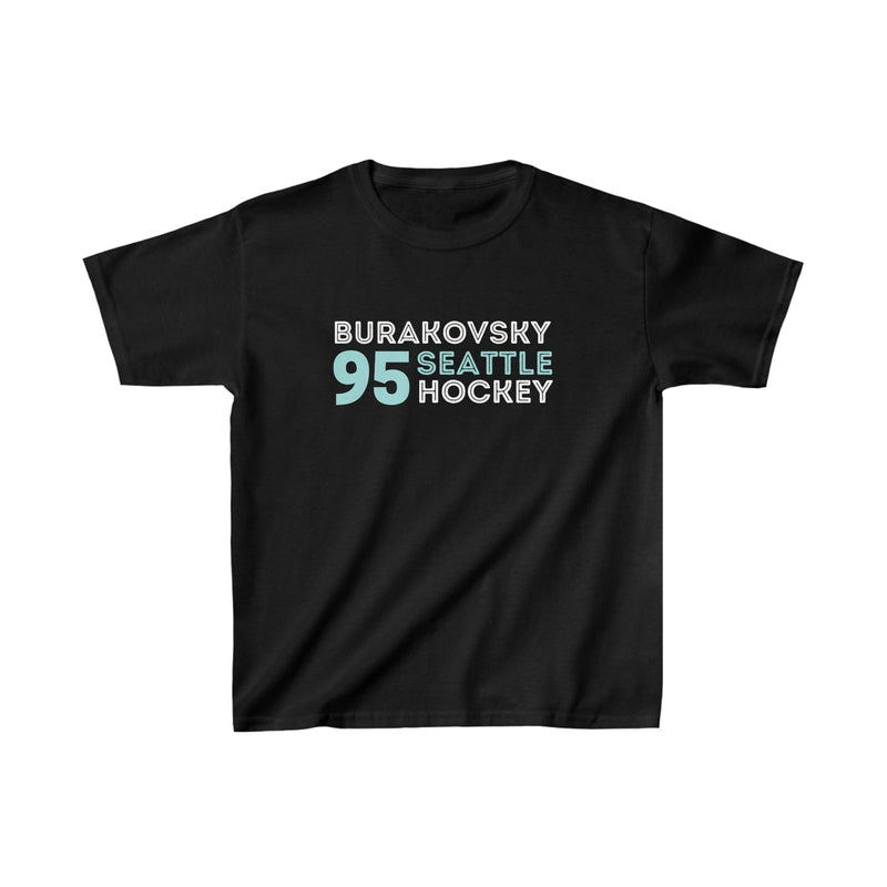 Kids clothes Burakovsky 95 Seattle Hockey Grafitti Wall Design Kids Tee