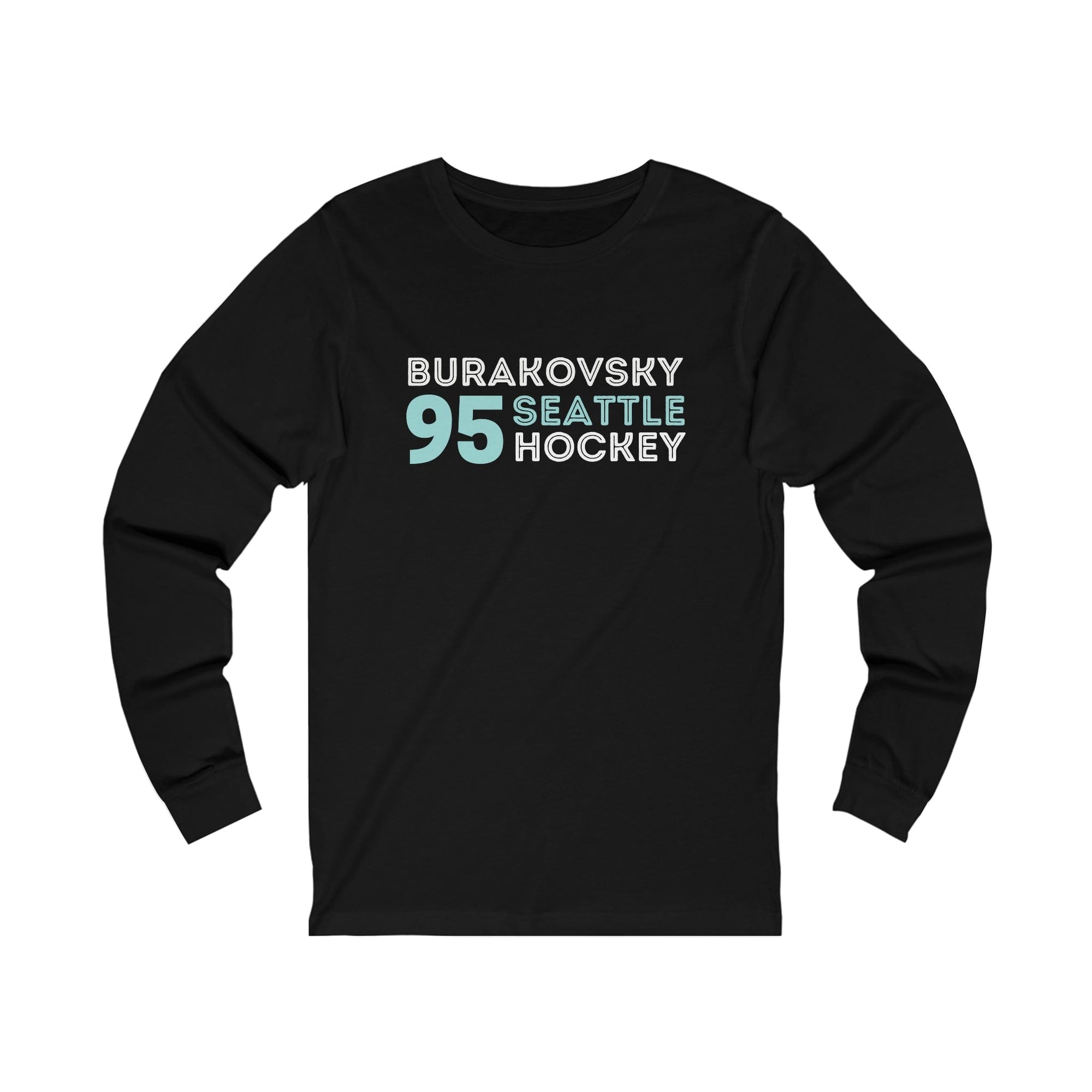 Long-sleeve Burakovsky 95 Seattle Hockey Grafitti Wall Design Unisex Jersey Long Sleeve Shirt