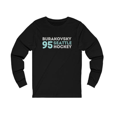 Long-sleeve Burakovsky 95 Seattle Hockey Grafitti Wall Design Unisex Jersey Long Sleeve Shirt