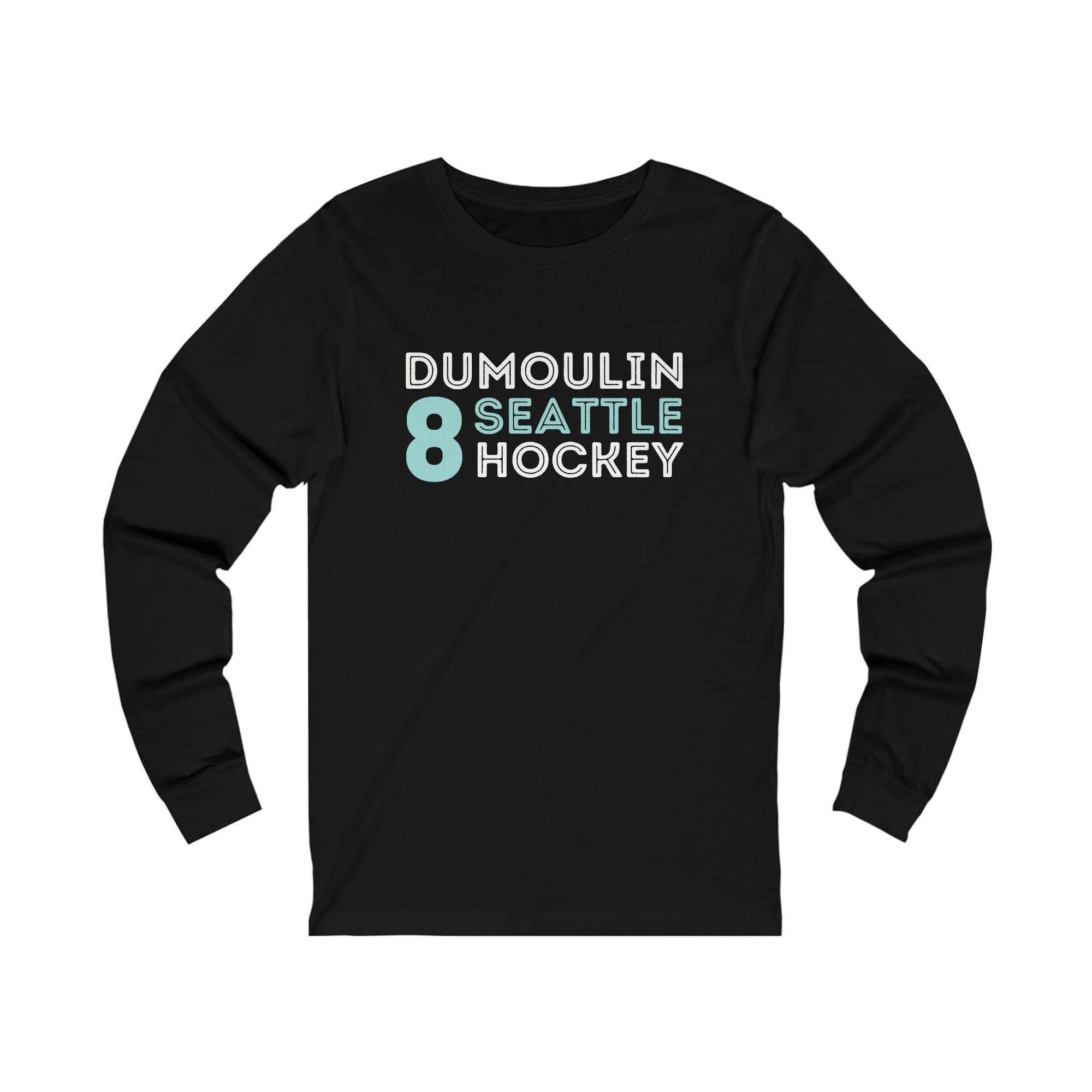 Long-sleeve Dumoulin 8 Seattle Hockey Grafitti Wall Design Unisex Jersey Long Sleeve Shirt