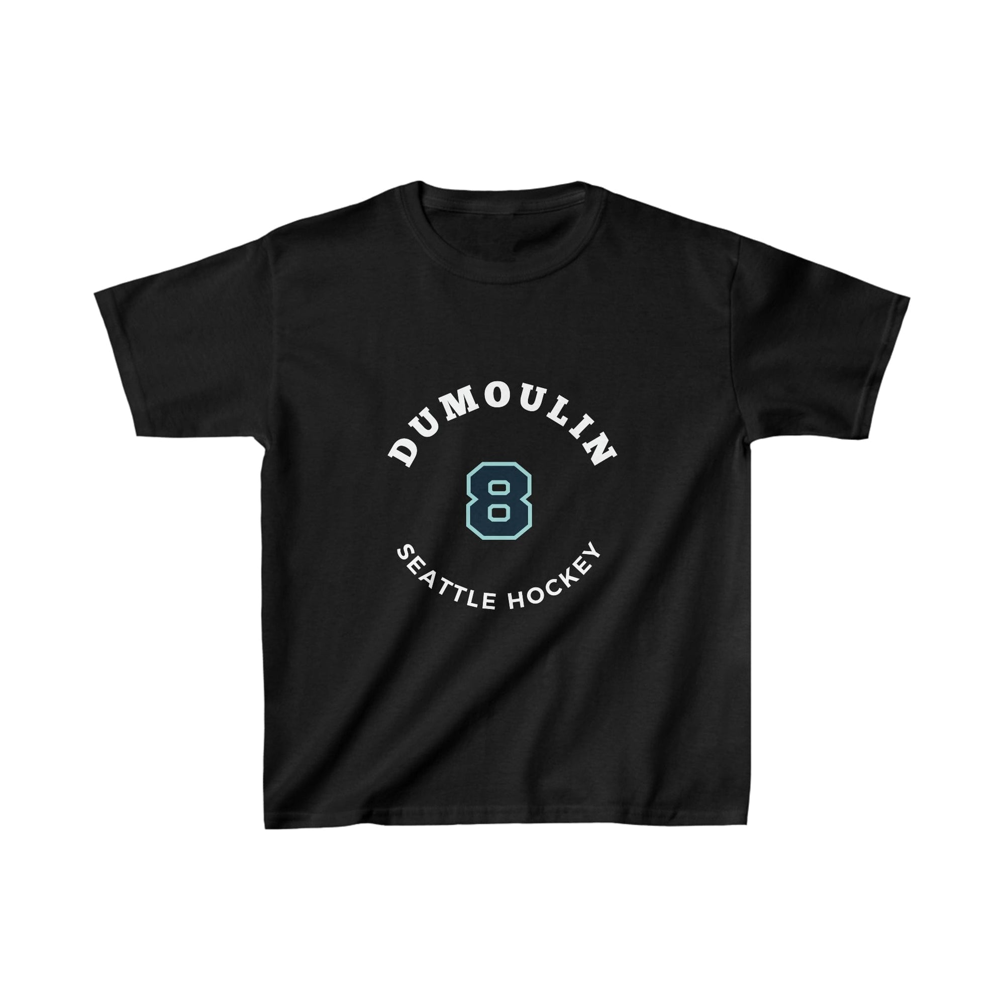 Kids clothes Dumoulin 8 Seattle Hockey Number Arch Design Kids Tee