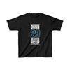 Kids clothes Dunn 29 Seattle Hockey Black Vertical Design Kids Tee