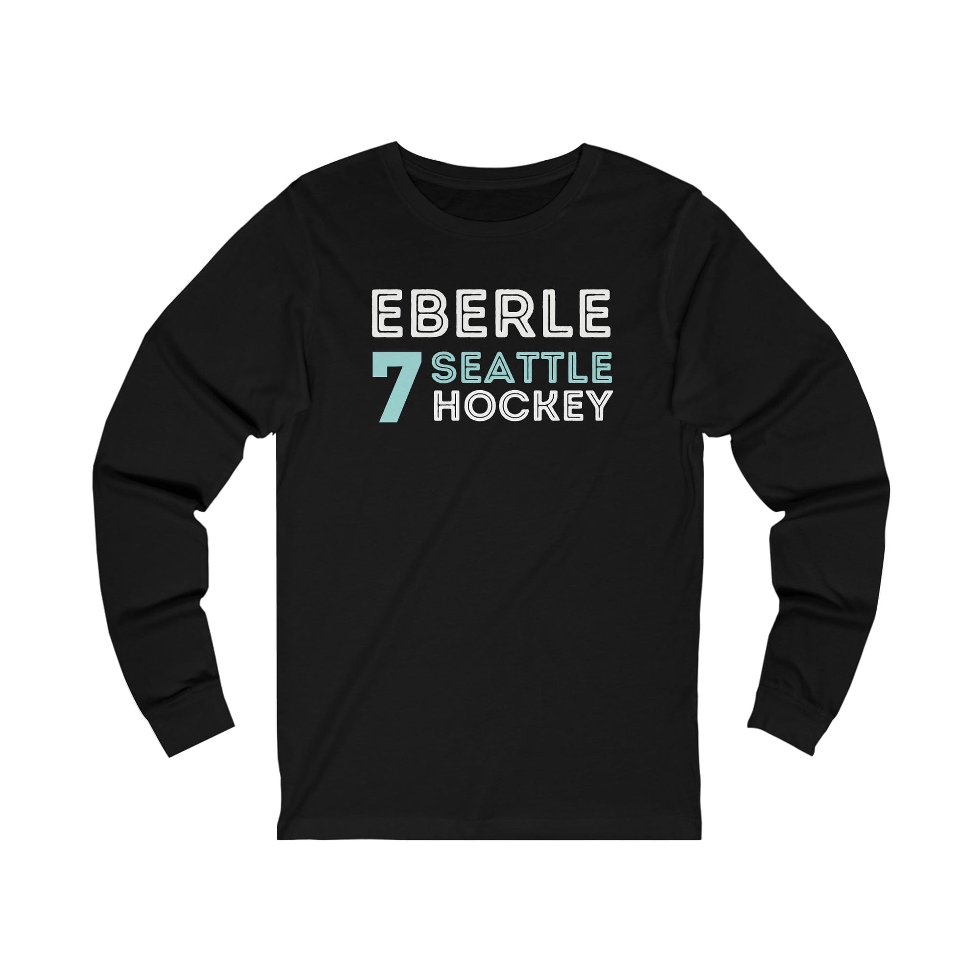 Long-sleeve Eberle 7 Seattle Hockey Grafitti Wall Design Unisex Jersey Long Sleeve Shirt