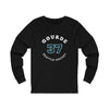 Long-sleeve Gourde 37 Seattle Hockey Number Arch Design Unisex Jersey Long Sleeve Shirt