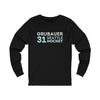 Long-sleeve Grubauer 31 Seattle Hockey Grafitti Wall Design Unisex Jersey Long Sleeve Shirt