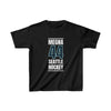 Kids clothes Megna 44 Seattle Hockey Black Vertical Design Kids Tee