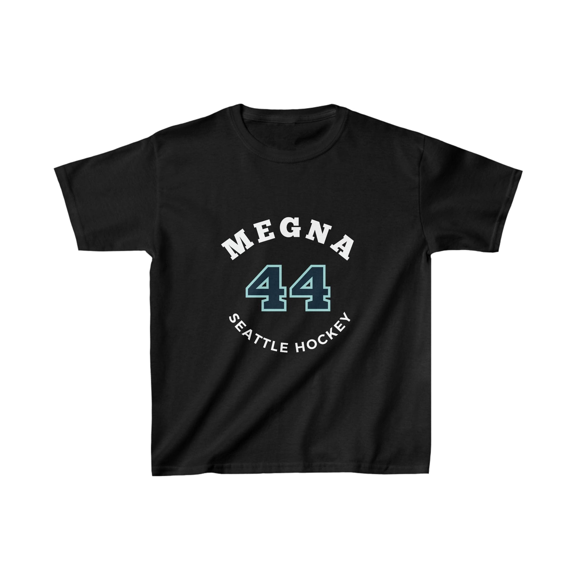 Kids clothes Megna 44 Seattle Hockey Number Arch Design Kids Tee
