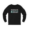 Long-sleeve Schultz 4 Seattle Hockey Grafitti Wall Design Unisex Jersey Long Sleeve Shirt