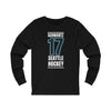 Long-sleeve Schwartz 17 Seattle Hockey Black Vertical Design Unisex Jersey Long Sleeve Shirt