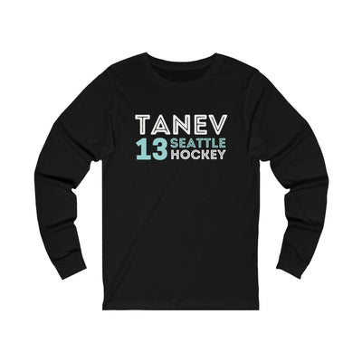 Long-sleeve Tanev 13 Seattle Hockey Grafitti Wall Design Unisex Jersey Long Sleeve Shirt