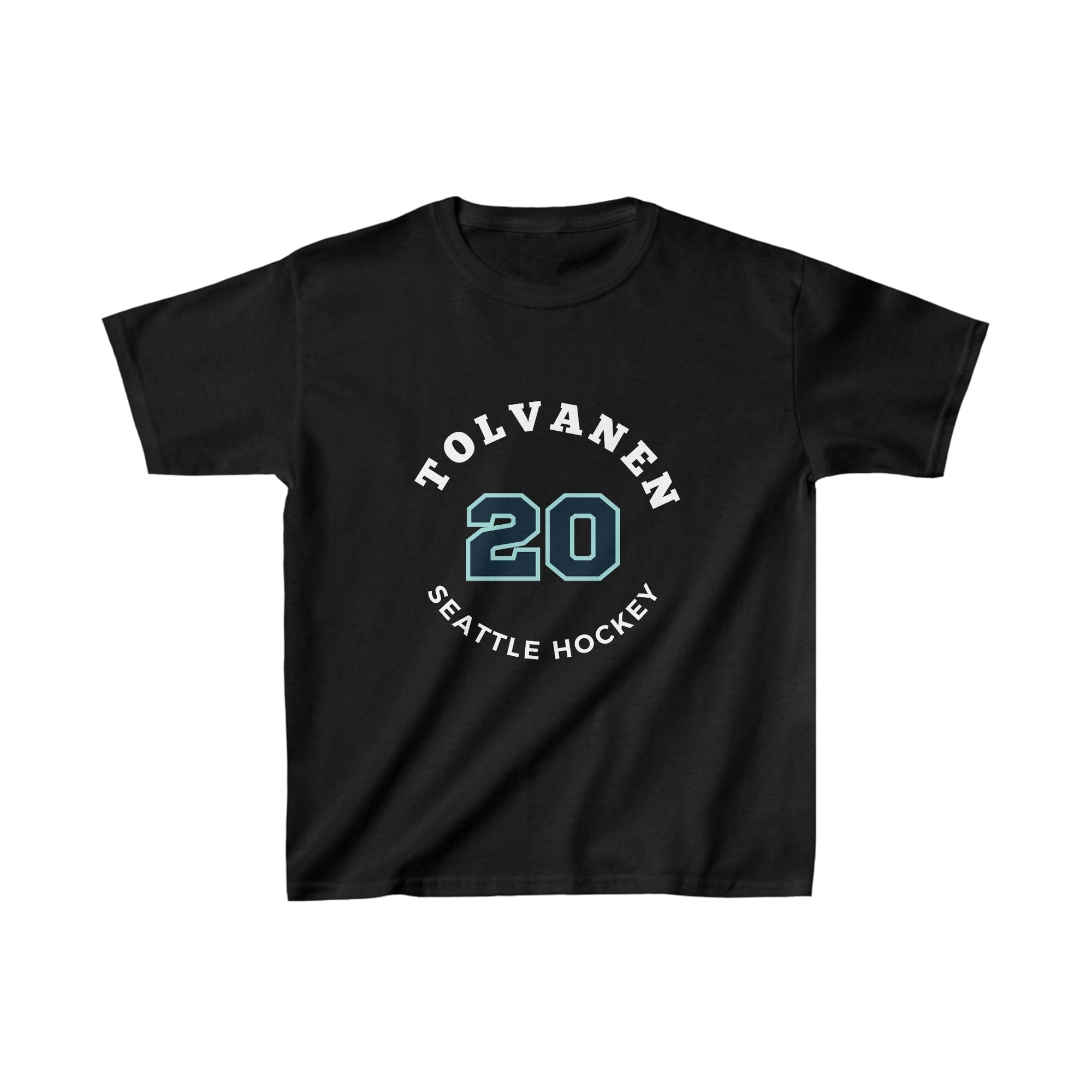 Kids clothes Tolvanen 20 Seattle Hockey Number Arch Design Kids Tee