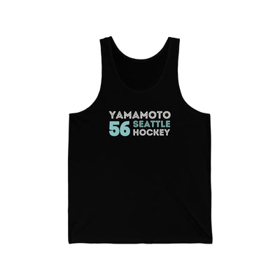 Tank Top Yamamoto 56 Seattle Hockey Grafitti Wall Design Unisex Jersey Tank Top