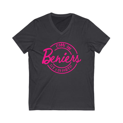 V-neck Beniers Let's Go Party Women's V-Neck Barbie Shirt