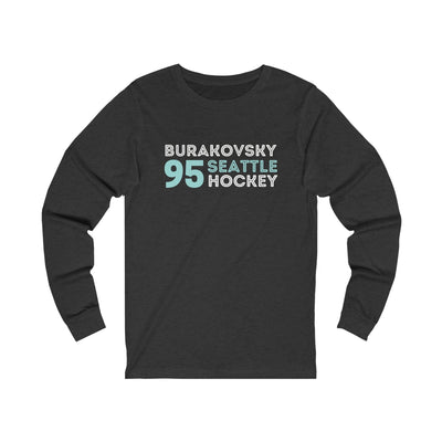 Long-sleeve Burakovsky 95 Seattle Hockey Grafitti Wall Design Unisex Jersey Long Sleeve Shirt