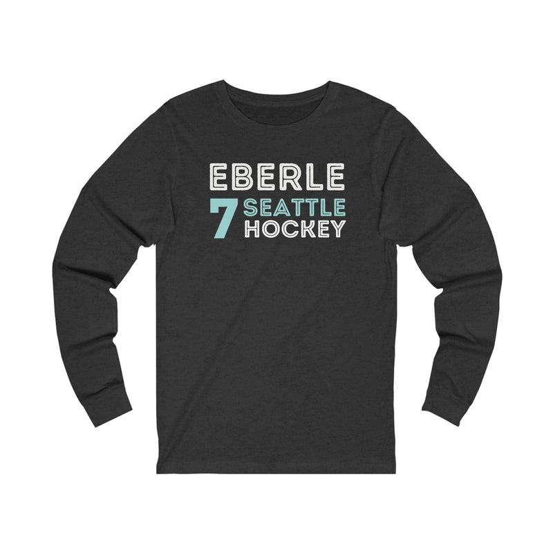 Long-sleeve Eberle 7 Seattle Hockey Grafitti Wall Design Unisex Jersey Long Sleeve Shirt