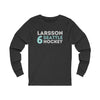 Long-sleeve Larsson 6 Seattle Hockey Grafitti Wall Design Unisex Jersey Long Sleeve Shirt