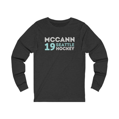 Long-sleeve McCann 19 Seattle Hockey Grafitti Wall Design Unisex Jersey Long Sleeve Shirt