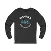 Long-sleeve Megna 44 Seattle Hockey Number Arch Design Unisex Jersey Long Sleeve Shirt