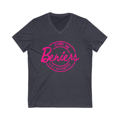 V-neck Beniers Let's Go Party Women's V-Neck Barbie Shirt