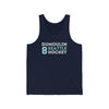 Tank Top Dumoulin 8 Seattle Hockey Grafitti Wall Design Unisex Jersey Tank Top