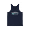 Tank Top Grubauer 31 Seattle Hockey Grafitti Wall Design Unisex Jersey Tank Top