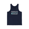 Tank Top Schultz 4 Seattle Hockey Grafitti Wall Design Unisex Jersey Tank Top