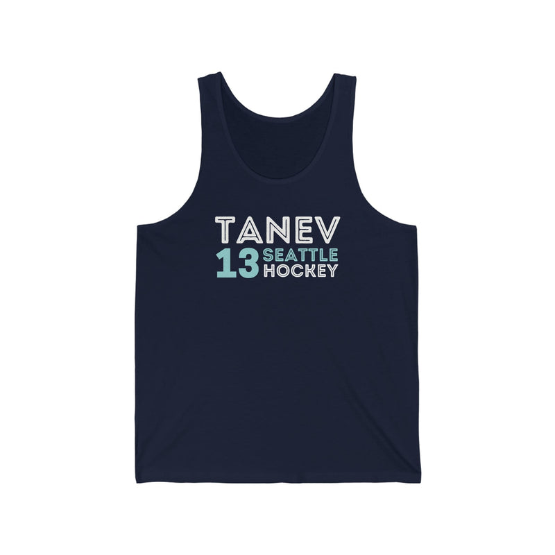 Tank Top Tanev 13 Seattle Hockey Grafitti Wall Design Unisex Jersey Tank Top