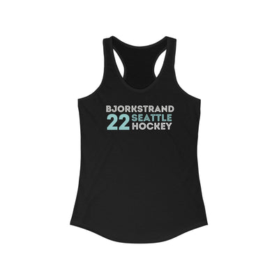 Tank Top Bjorkstrand 22 Seattle Hockey Grafitti Wall Design Women's Ideal Racerback Tank Top