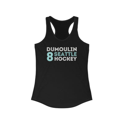 Tank Top Dumoulin 8 Seattle Hockey Grafitti Wall Design Women's Ideal Racerback Tank Top