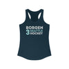 Tank Top Borgen 3 Seattle Hockey Grafitti Wall Design Women's Ideal Racerback Tank Top