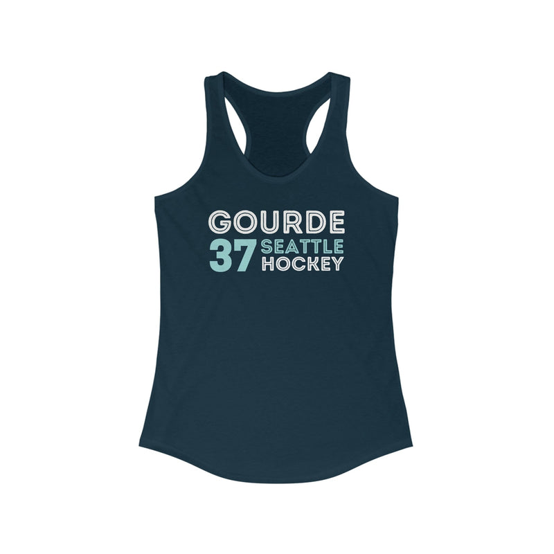 Tank Top Gourde 37 Seattle Hockey Grafitti Wall Design Women's Ideal Racerback Tank Top