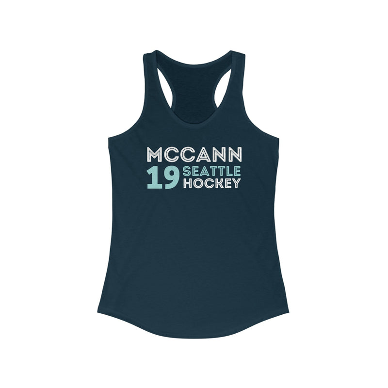 Tank Top McCann 19 Seattle Hockey Grafitti Wall Design Women's Ideal Racerback Tank Top