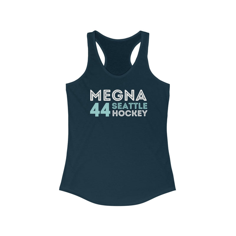 Tank Top Megna 44 Seattle Hockey Grafitti Wall Design Women's Ideal Racerback Tank Top