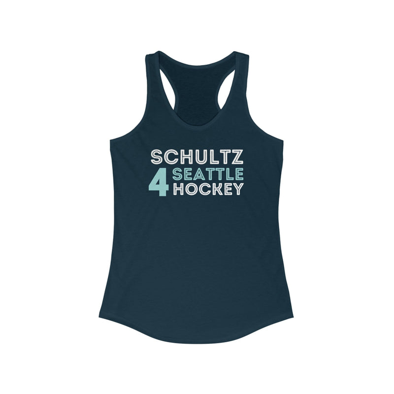 Tank Top Schultz 4 Seattle Hockey Grafitti Wall Design Women's Ideal Racerback Tank Top