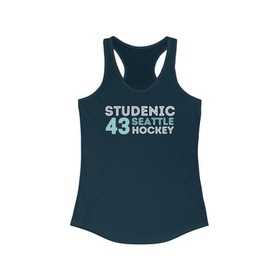 Tank Top Studenic 43 Seattle Hockey Grafitti Wall Design Women's Ideal Racerback Tank Top