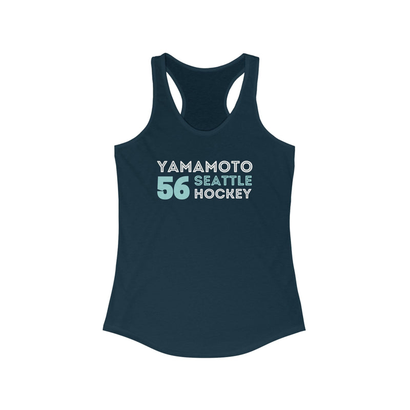 Tank Top Yamamoto 56 Seattle Hockey Grafitti Wall Design Women's Ideal Racerback Tank Top