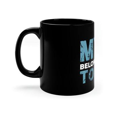 Mug My Heart Belongs To Dunn Black Coffee Mug, 11oz