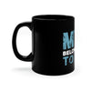Mug My Heart Belongs To Tanev Black Coffee Mug, 11oz