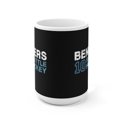 Mug Beniers 10 Seattle Hockey Ceramic Coffee Mug In Black, 15oz