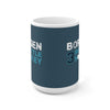 Mug Borgen 3 Seattle Hockey Ceramic Coffee Mug In Boundless Blue, 15oz
