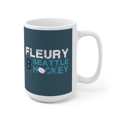 Mug Fleury 8 Seattle Hockey Ceramic Coffee Mug In Boundless Blue, 15oz