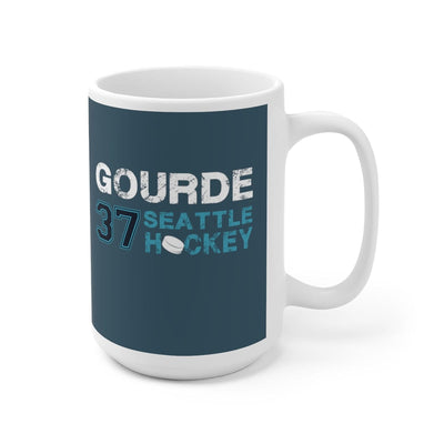 Mug Gourde 37 Seattle Hockey Ceramic Coffee Mug In Boundless Blue, 15oz