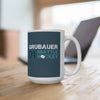 Mug Grubauer 31 Seattle Hockey Ceramic Coffee Mug In Boundless Blue, 15oz