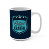 Mug Ladies Of The Kraken Ceramic Coffee Mug In Deep Sea Blue, 15oz