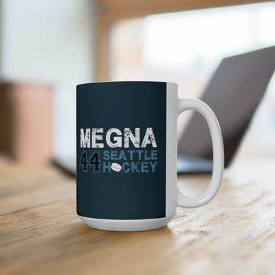 Mug Megna 44 Seattle Hockey Ceramic Coffee Mug In Boundless Blue, 15oz