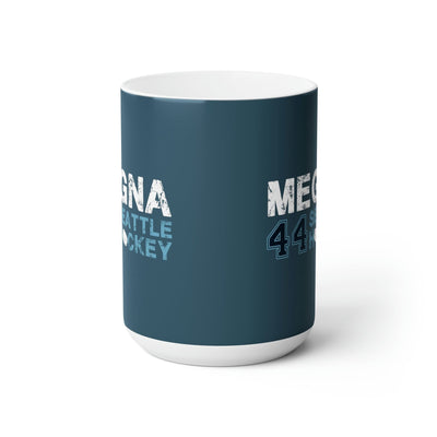 Mug Megna 44 Seattle Hockey Ceramic Coffee Mug In Boundless Blue, 15oz