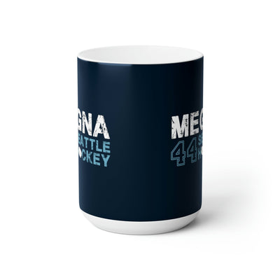 Mug Megna 44 Seattle Hockey Ceramic Coffee Mug In Deep Sea Blue, 15oz