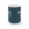Mug Schultz 4 Seattle Hockey Ceramic Coffee Mug In Boundless Blue, 15oz