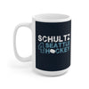 Mug Schultz 4 Seattle Hockey Ceramic Coffee Mug In Deep Sea Blue, 15oz